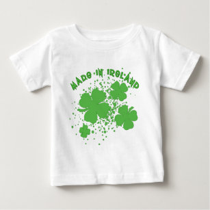 Made In Ireland with Shamrocks Products Baby T-Shirt