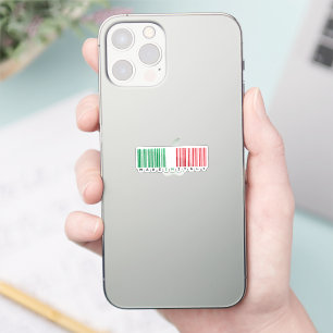 Made in Italy Barcode Flag