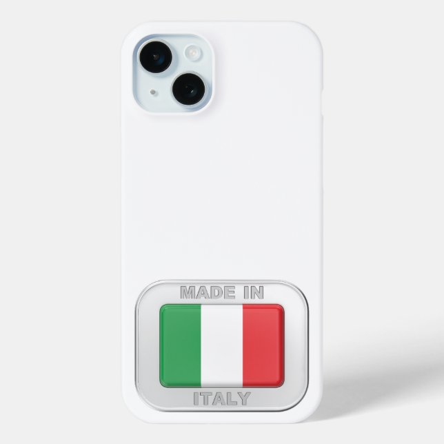 Made in Italy Case-Mate iPhone Case (Back)