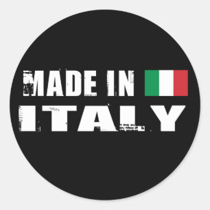 Made in Italy Classic Round Sticker