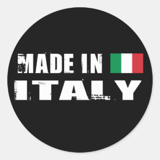 Made in Italy Classic Round Sticker