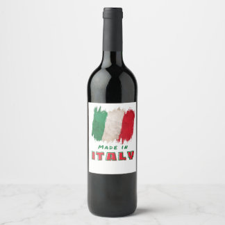 Made in Italy Wine Label