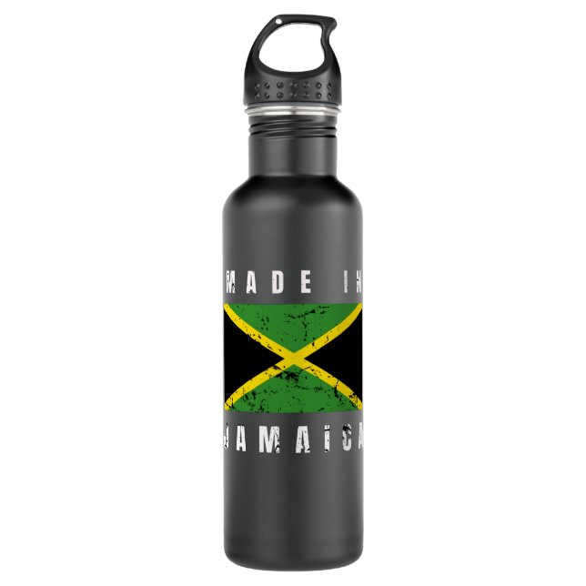 made in jamaica 710 ml water bottle (Front)