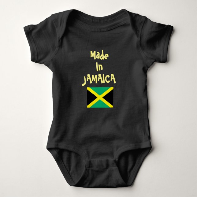 Made in Jamaica - Baby One Piece Baby Bodysuit (Front)