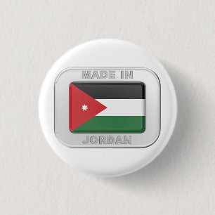 Made in Jordan 3 Cm Round Badge