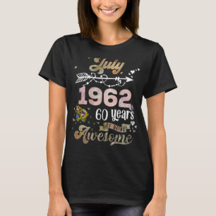 Made In July 1962 60 Years Of Being Sunshine  Birt T-Shirt