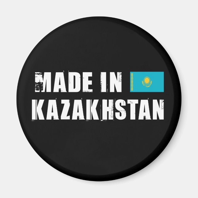 Made in Kazakhstan Magnet (Front)