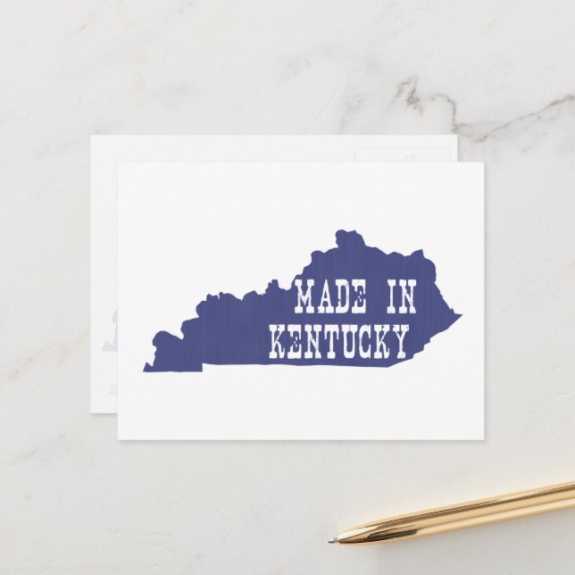 Made In Kentucky Postcard (Front/Back In Situ)