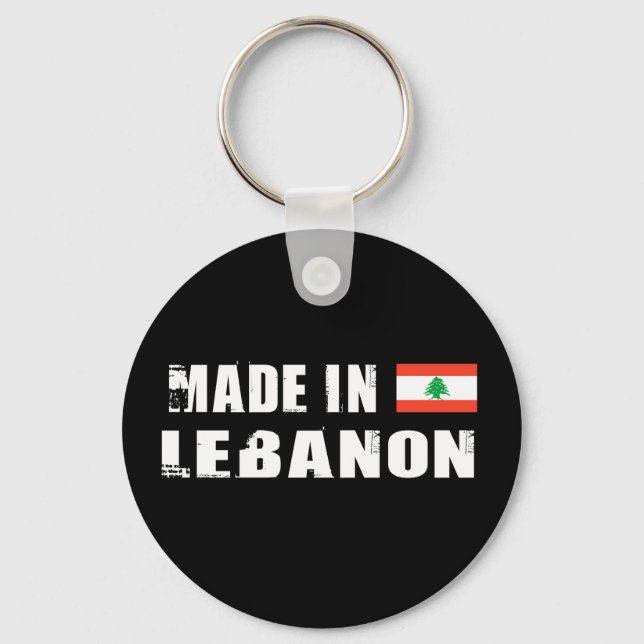 Made in Lebanon Key Ring (Front)