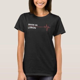 Made In Lisbon North Dakota City Of Birth Hometown T-Shirt