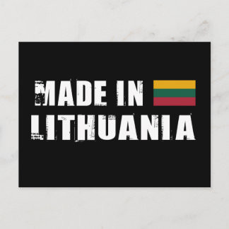 Made in Lithuania Postcard