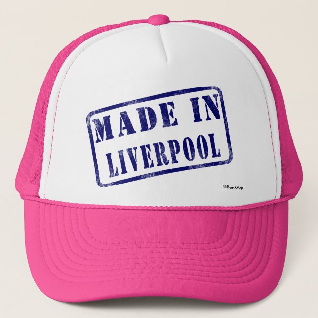 Made in Liverpool Trucker Hat (Front)