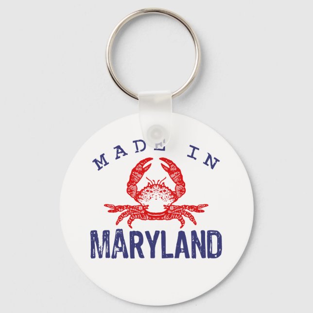 Made In Maryland Key Ring (Front)
