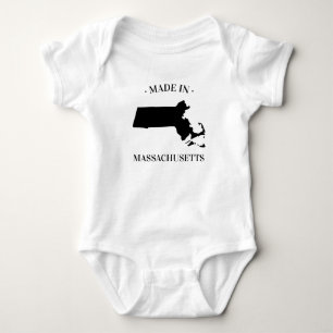 Made in Massachusetts MA Baby Bodysuit