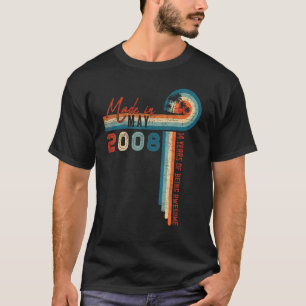 Made In May 2008 14 Birthday 14 Years Old Vintage T-Shirt