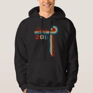 Made In May 2011 11 Birthday 11 Years Old Vintage Hoodie
