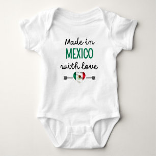 Made in Mexico with Love Baby Bodysuit
