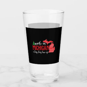 Made In Michigan A Long Long Time Ago Christmas Glass