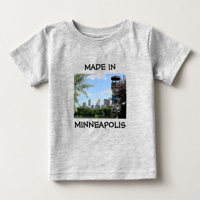 Made in Minneapolis baby shirt (Front)