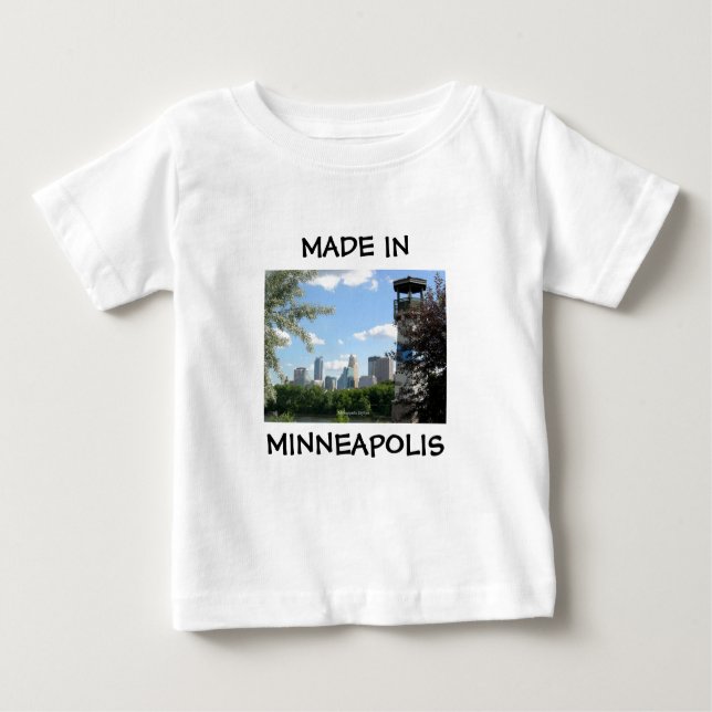 Made in Minneapolis baby shirt (Front)