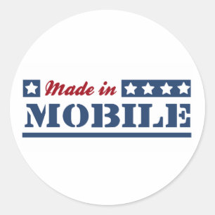 Made in Mobile Classic Round Sticker