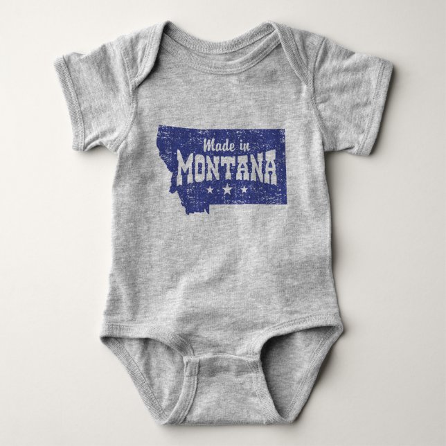 Made In Montana Baby Bodysuit (Front)