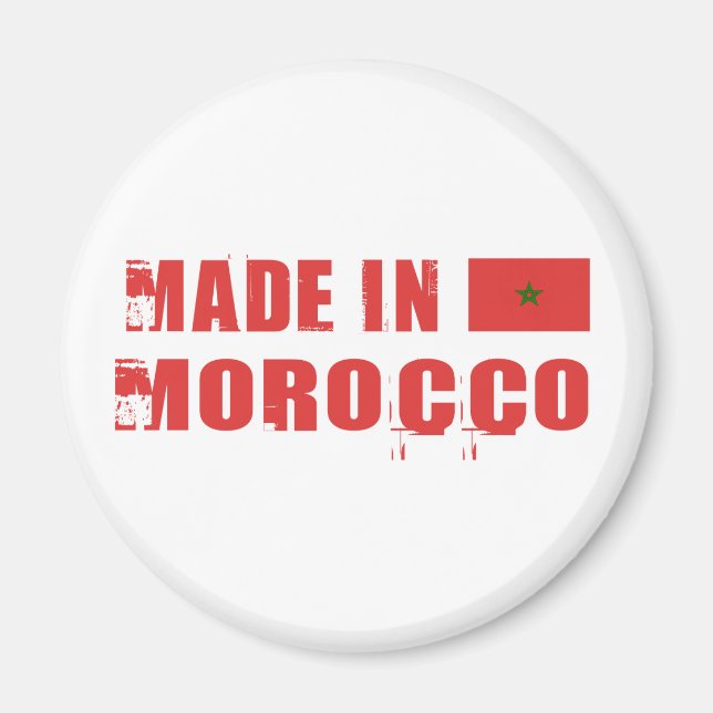 Made in Morocco Magnet (Front)