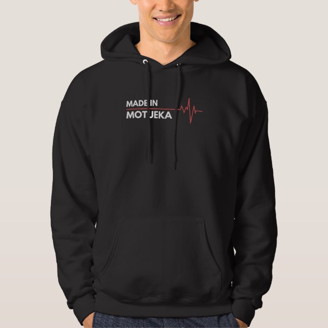 Made In Motueka New Zealand City Of Birth Hoodie (Front)