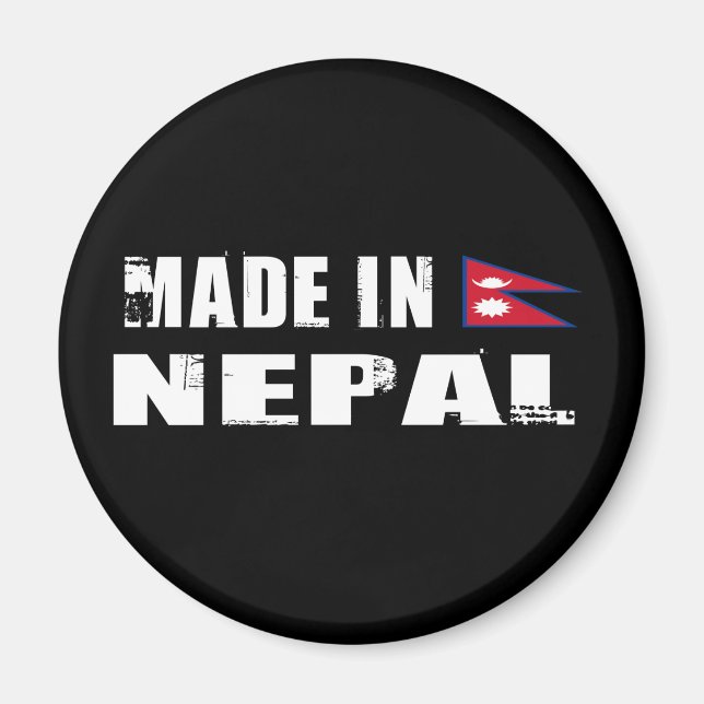 Made in Nepal Magnet (Front)