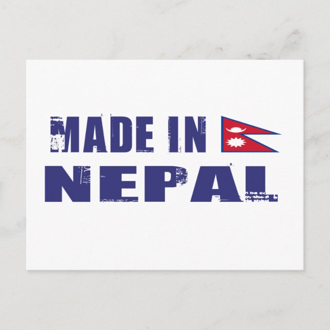 Made in Nepal Postcard (Front)