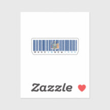 Made in New York Barcode Flag Sticker – Pride