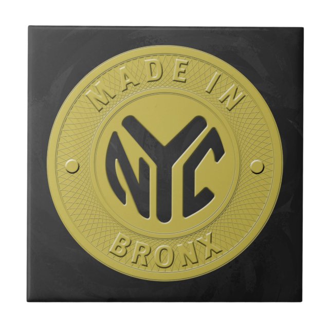 Made In New York Bronx Ceramic Tile (Front)
