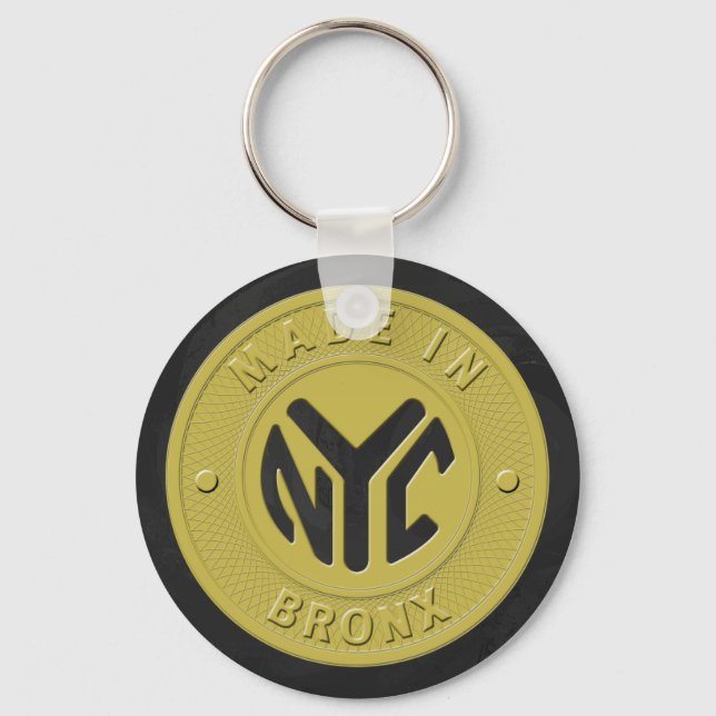 Made In New York Bronx Key Ring (Front)