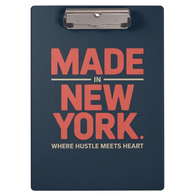 Made in New York Clipboard (Front)