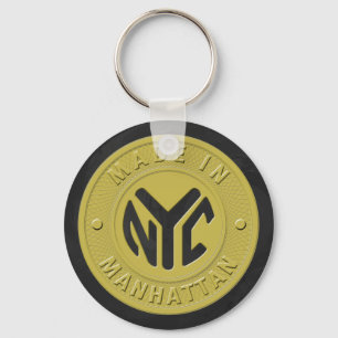Made In New York Manhattan Key Ring