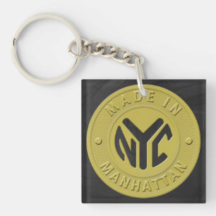 Made In New York Manhattan Key Ring