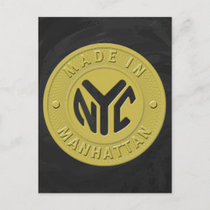 Made In New York Manhattan Postcard