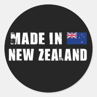 Made in New Zealand Classic Round Sticker