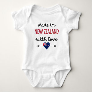 Made in New Zealand with Love Baby Bodysuit