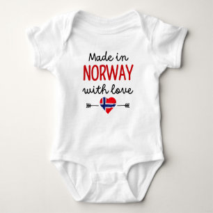 Made in Norway with Love Baby Bodysuit