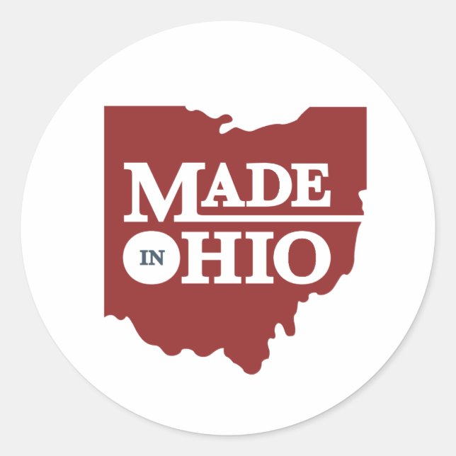 Made in Ohio Stickers (Front)