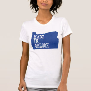 Made In Oregon for Oregonian Webfoot Woman T-Shirt