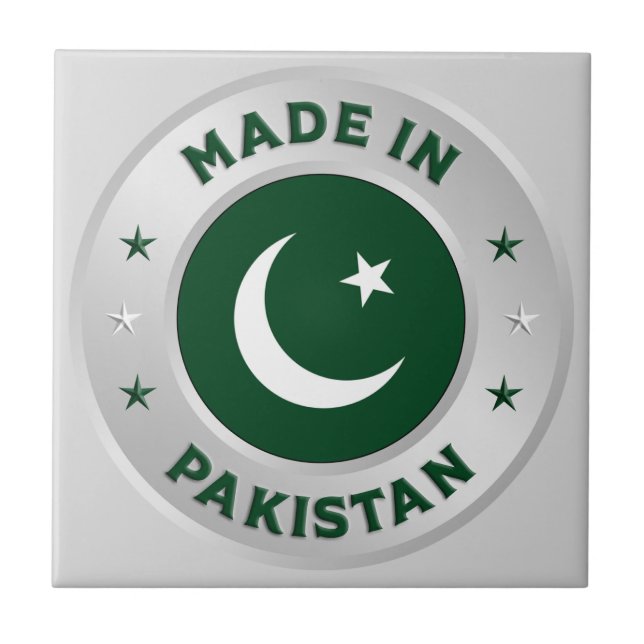 Made In Pakistan Ceramic Tile (Front)