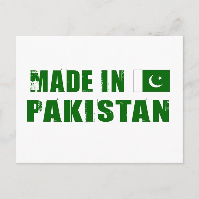Made in Pakistan Postcard (Front)