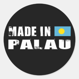 Made in Palau Classic Round Sticker