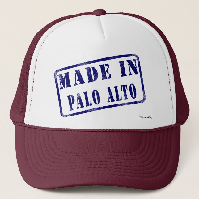 Made in Palo Alto Trucker Hat (Front)