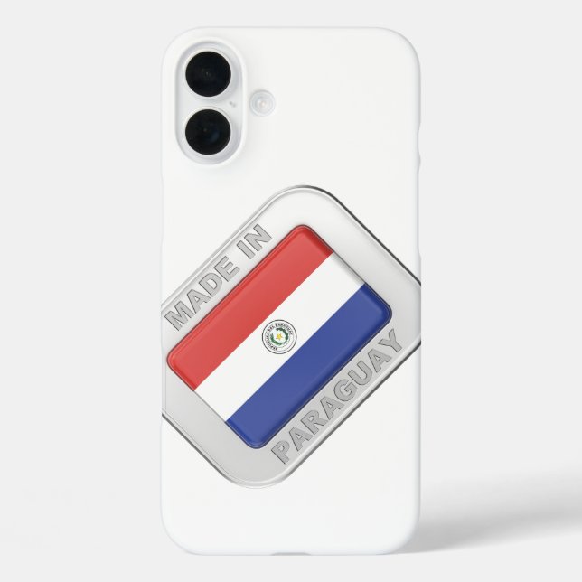 Made in Paraguay Case-Mate iPhone Case (Back)