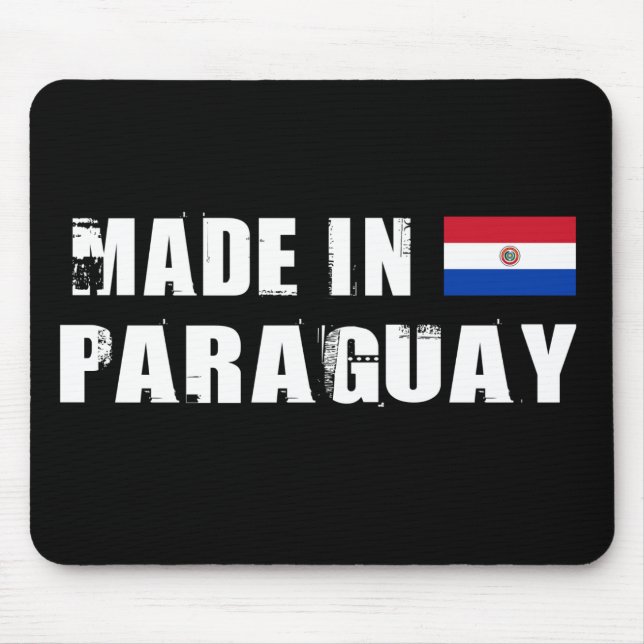 Made in Paraguay Mouse Pad (Front)