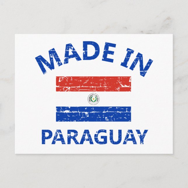 Made in Paraguay Postcard (Front)