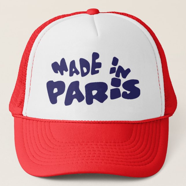 MADE IN PARIS TRUCKER HAT (Front)